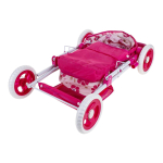 Коляска для куклы лежачая, коробка 61881