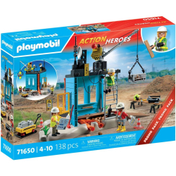 Playmobil - Строительная площадка Action Heroes 71650 / артикул   71650  / GTIN 4008789716507