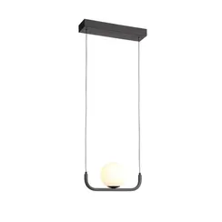 SL1581.403.01 Светильник подвесной ST-Luce Черный/Белый LED 1*8W 3200K BOTELLI