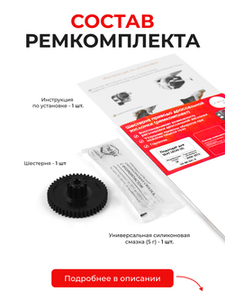 Шестерня привода дроссельной заслонки SEAT Leon [1P (II)] 2006 - 2013 (ремкомплект) DZ-1