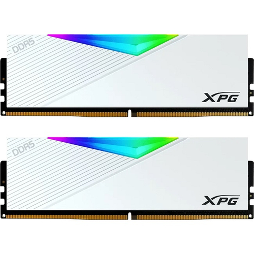 Модуль памяти DIMM DDR5 32Gb, 6800Mhz, 2x16Gb, ADATA XPG Lancer RGB, White (AX5U6800C3416G-DCLARWH)