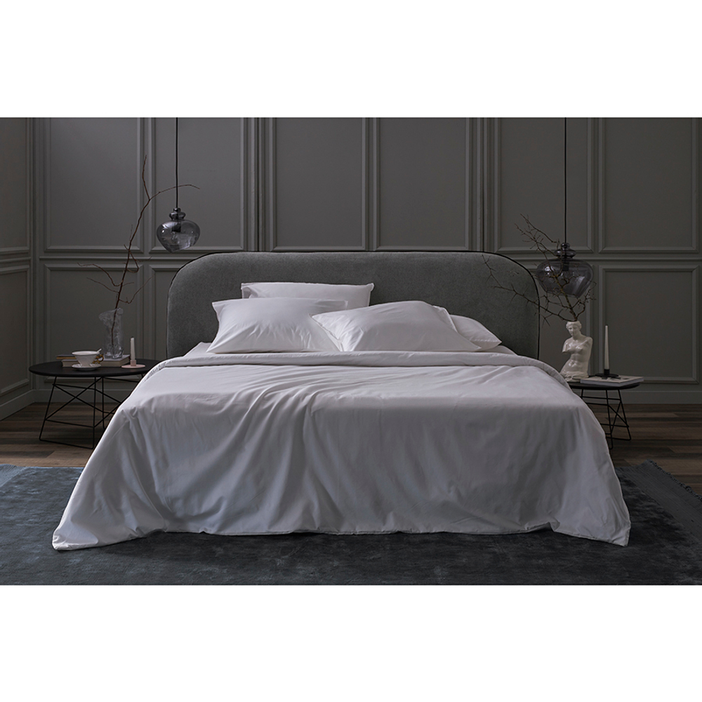 Набор наволочек из плотного сатина белого цвета из коллекции essential, 70х70 см