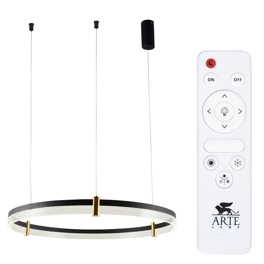 Люстра Arte Lamp Mercury A2183SP-1BK