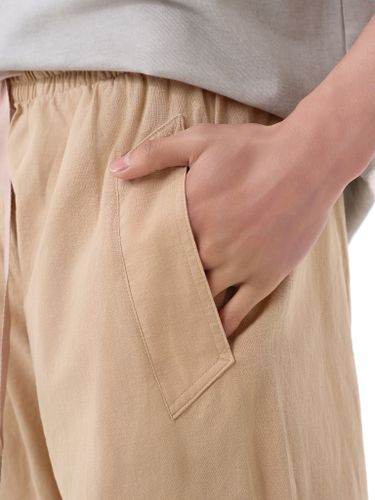 Льняные бежевые брюки HEATHEN