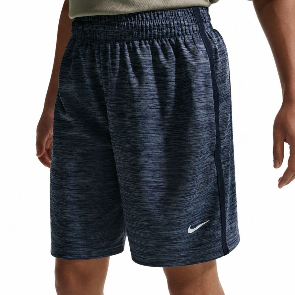 Детские теннисные шорты Nike Kids Dri-FIT Multi Big Training - midnight navy/work blue/heather/white