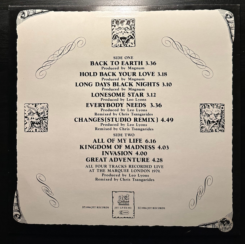 Magnum - Vintage Magnum (Англия 1986г.)