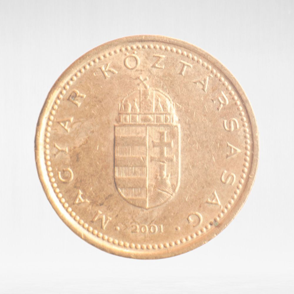 Hungary, 1 Forint, 2001, VF