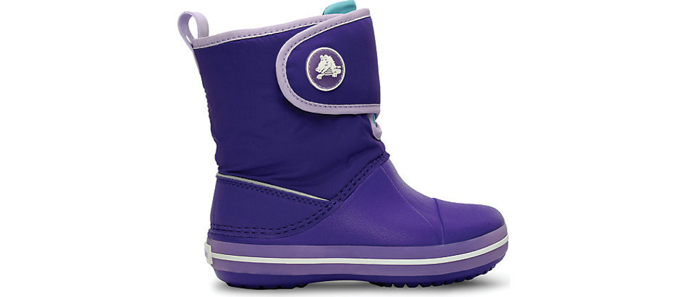 Сапоги Crocs Kids' Crocband Gust Boot Фиолетовые