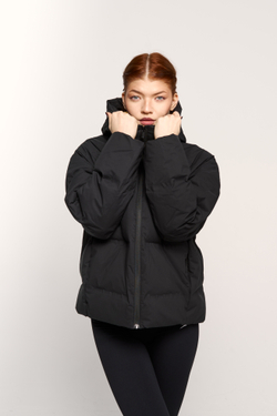 ПУХОВИК ЗИМНИЙ HAWK (черный)