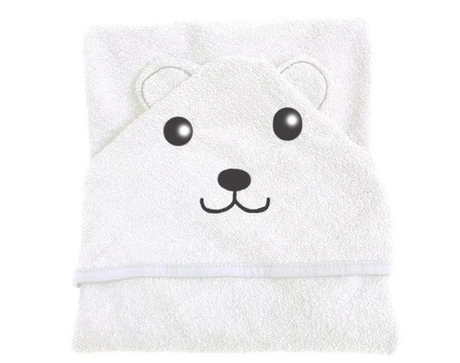 Полотенце-уголок топотушки М6 махра 100*75 см белый