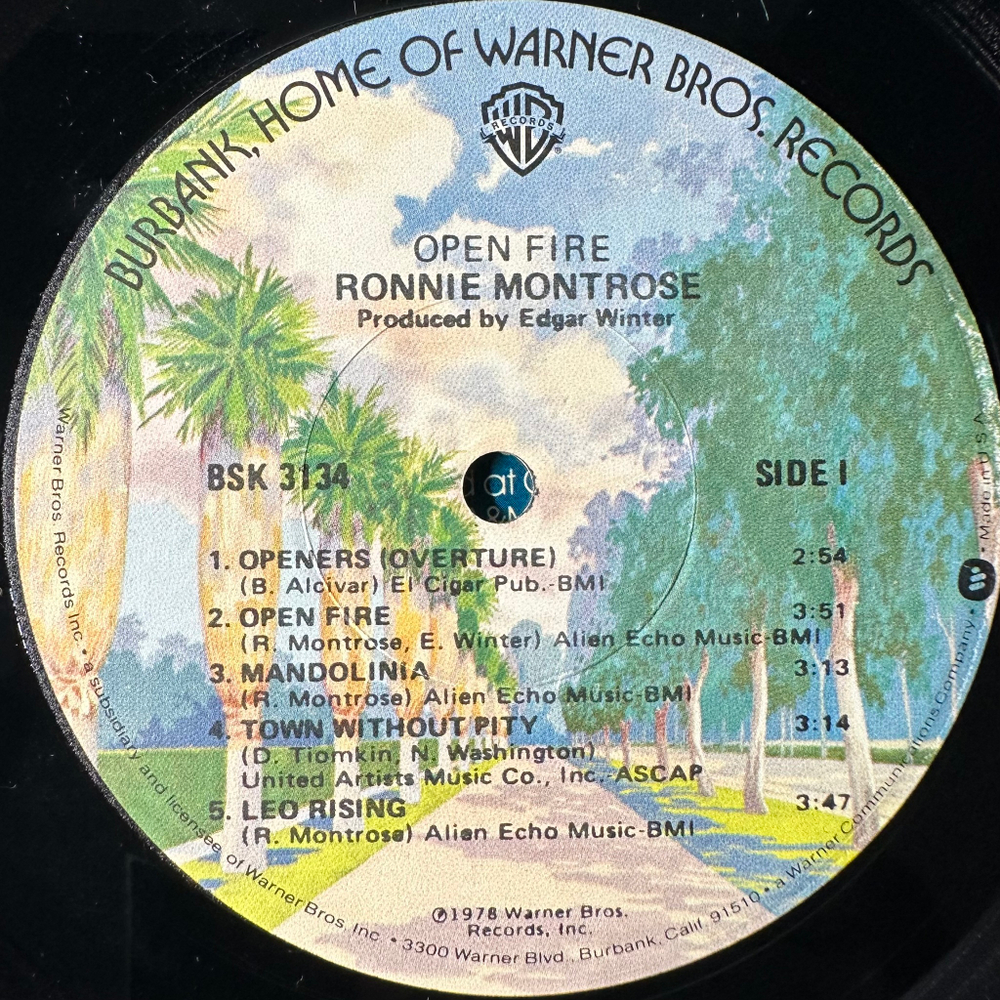 Ronnie Montrose ‎– Open Fire (США 1978г.)