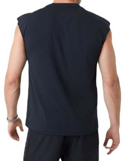 Футболка мужская теннисная Björn Borg Borg Sleeveless T-Shirt - black beauty