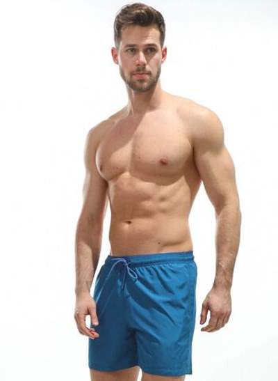 Мужские пляжные шорты из быстросохнущей ткани (Размер: M) (Цвет: черный)