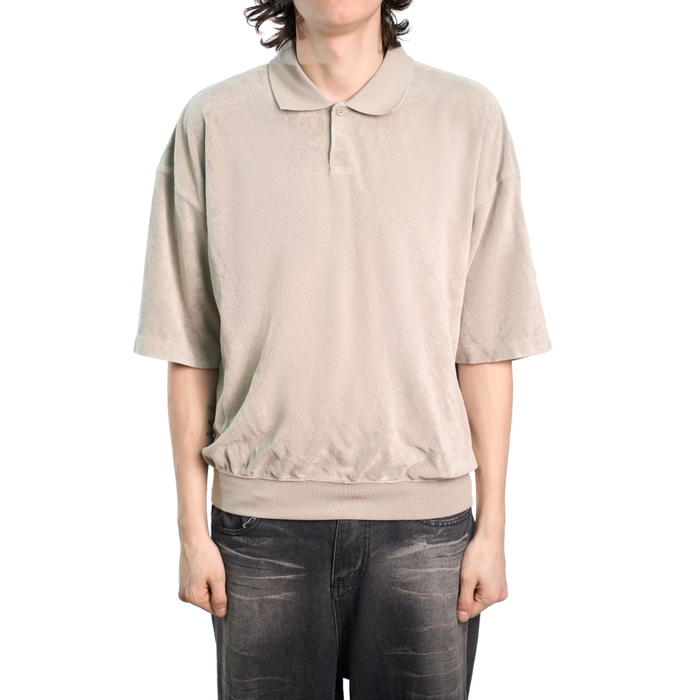 Fear of God Essentials Single-Button Polo "Seal"