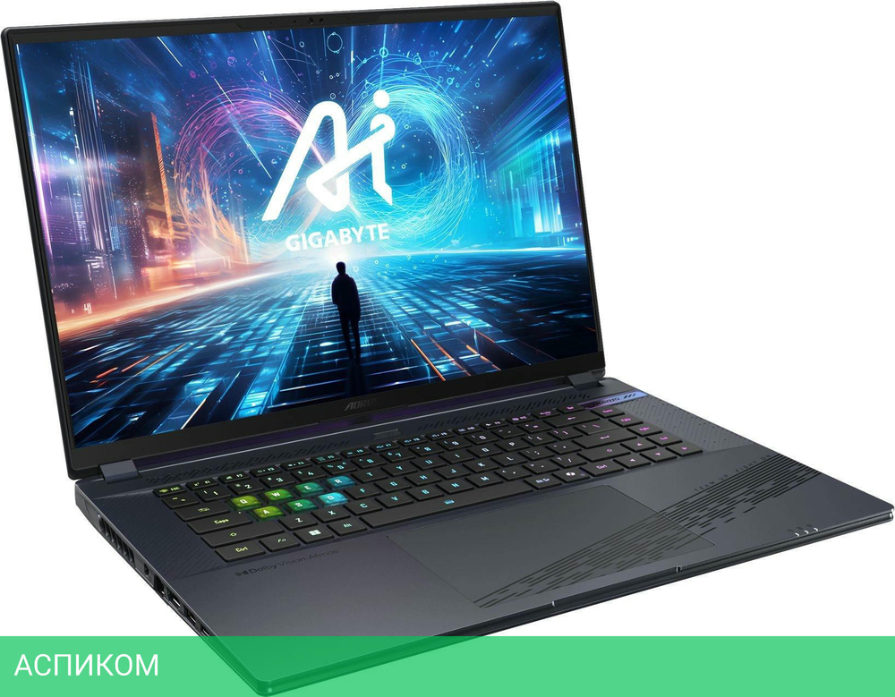 Ноутбук Gigabyte Aorus 16X Grey (9SG-43KZC64SD)