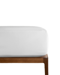 Простыня на резинке Zara Home перкаль, хлопок 100%, однотонный, 0020/095