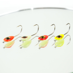 Мормышка фосфорная с флексом плавающая Lumicom 24-Ф, №2, ABC (набор 32шт)