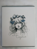 Тетради 48 листа А5+.  "ИМБА-Леди", общая, клетка. Формат А5+ (163*203 мм). Арт.120022. С полями. Комплект 5 шт.