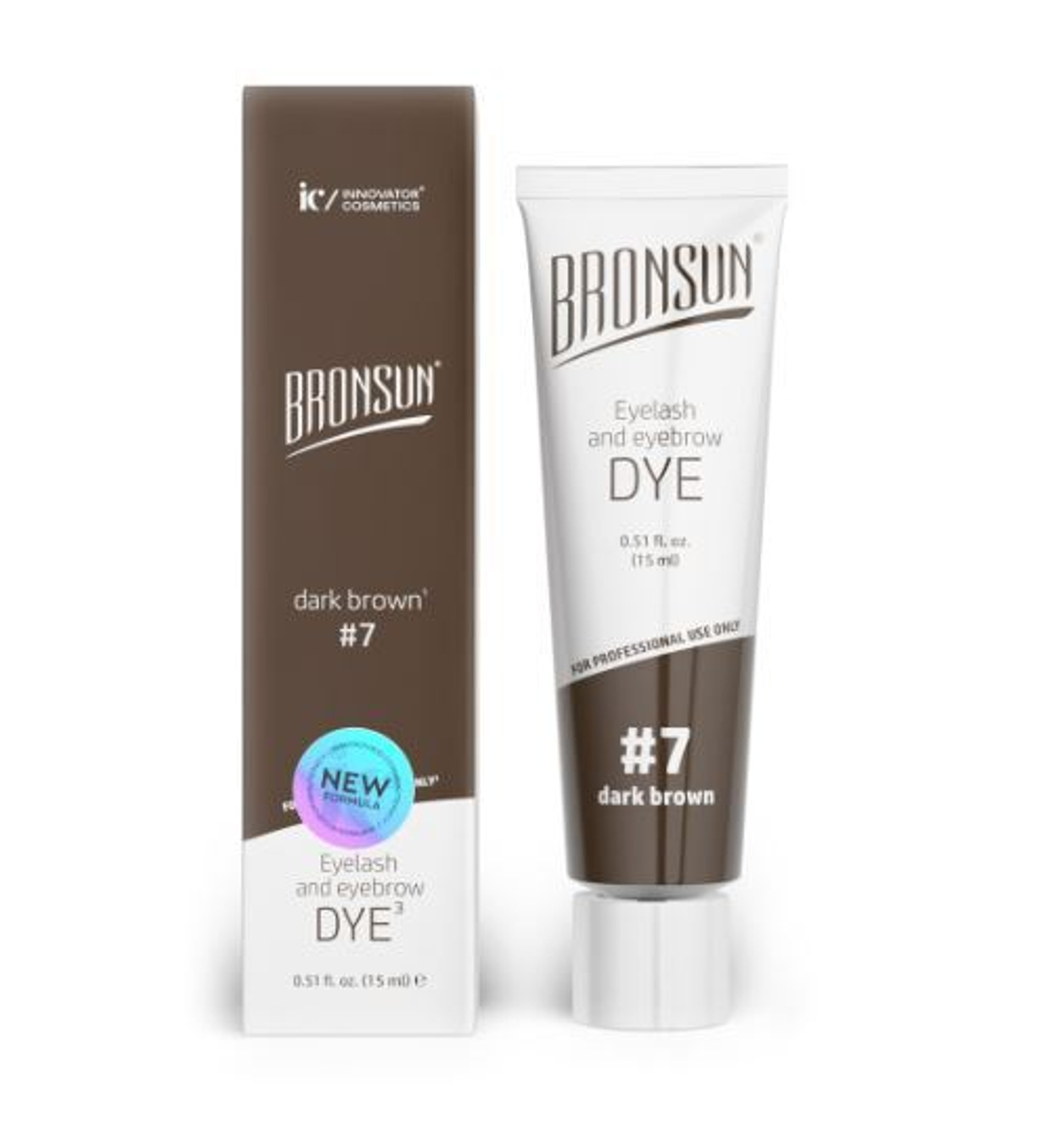 Bronsun Краска для бровей NEW FORMULA, 15 мл