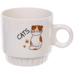 Набор кружек на стойке 280мл «Котики»