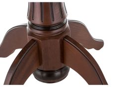 Деревянный стол Павия 90(120)х90х80 орех с коричневой патиной