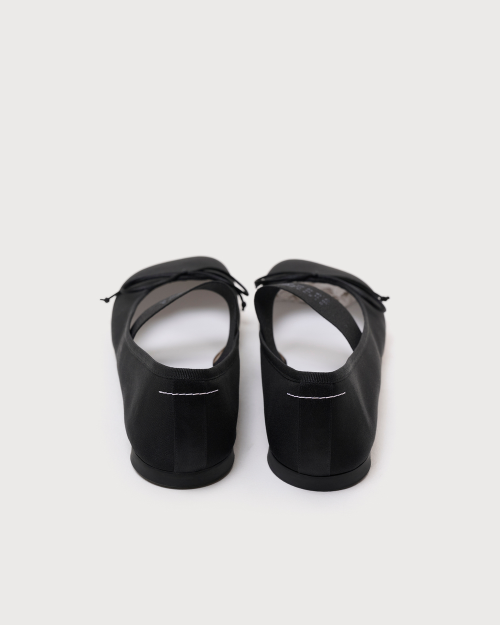 MM6 MAISON MARGIELA БАЛЕТКИ ТЕКСТИЛЬНЫЕ ANATOMIC ЧЕРНЫЕ