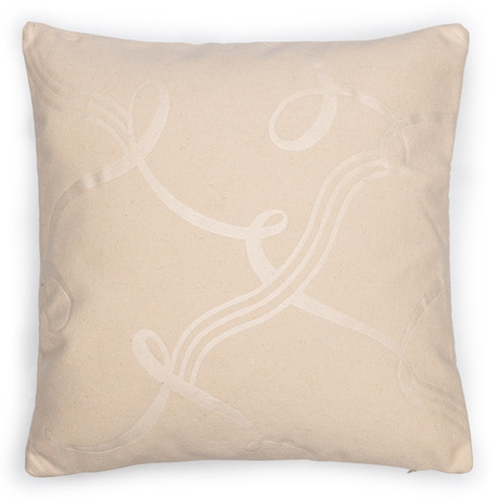 Подушка TOILE DE COCHER 35х35 Empire Design 35x35 Слоновая кость