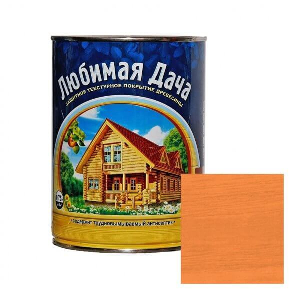ПОКРЫТИЕ Д/ДРЕВЕСИНЫ ЛЮБИМАЯ ДАЧА ОРЕГОН  0,75Л