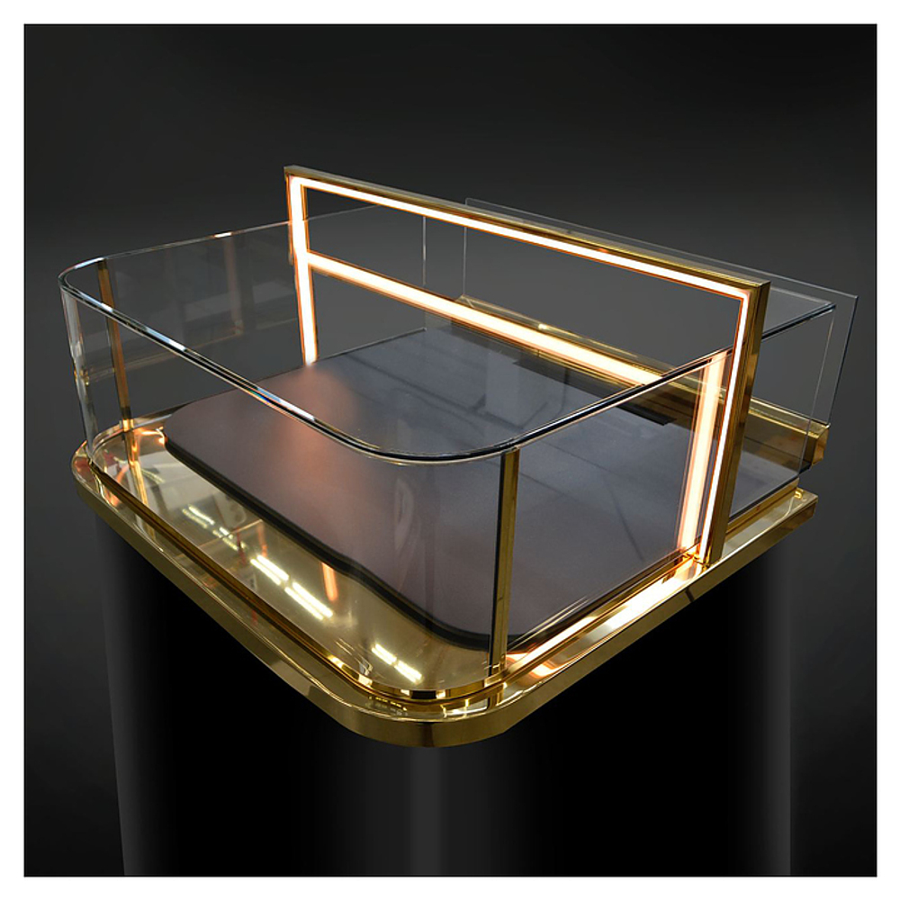 Витрина кондитерская Finist GLASSIER LUXURY GOLD GLG-9/70/3