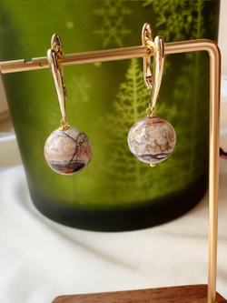 Серьги из мексиканского Агата