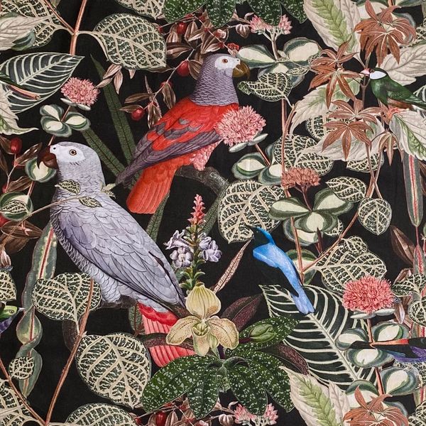ПОПУГАИ 100% хлопок, Handmade Fabrics 1