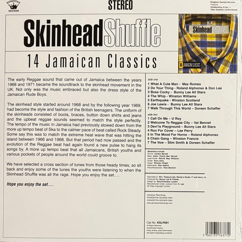Виниловая пластинка Сборник Skinhead Shuffle LP