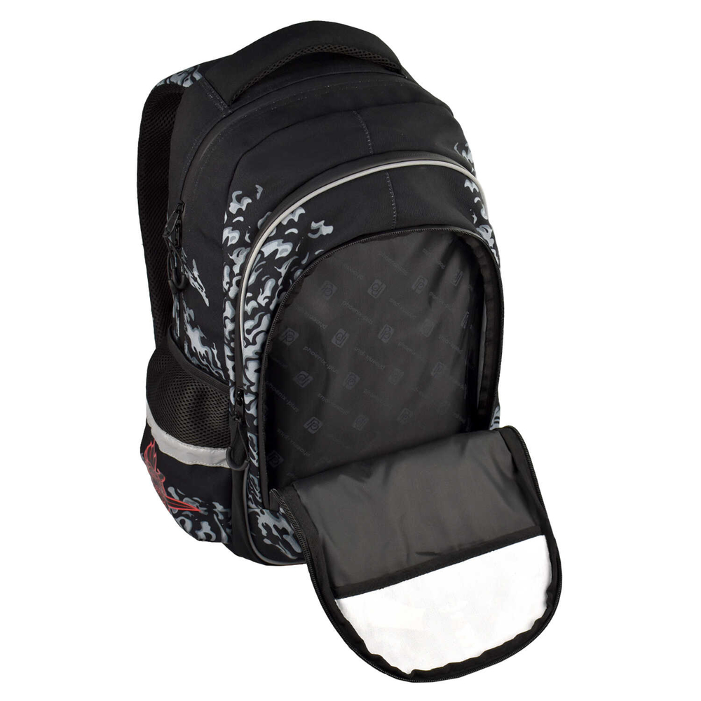 Рюкзак школьный, Феникс+, 31х44х16 см, полиэстер, сублимационная печать, 1 отделение (-я)