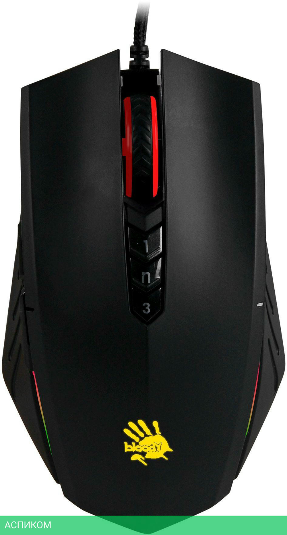 Мышь A4Tech Bloody A70 Activated черный