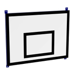 Щит баскетбольный тренировочный, фанера 15 мм, 900 х 1200 мм