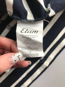 Юбка Etam в морском стиле, маркировка 36, визуально на 42 размер