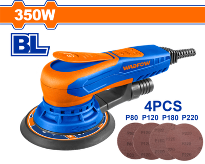 Шлифмашина орбитальная 350 Вт, 150 мм (6) WADFOW WFA55350