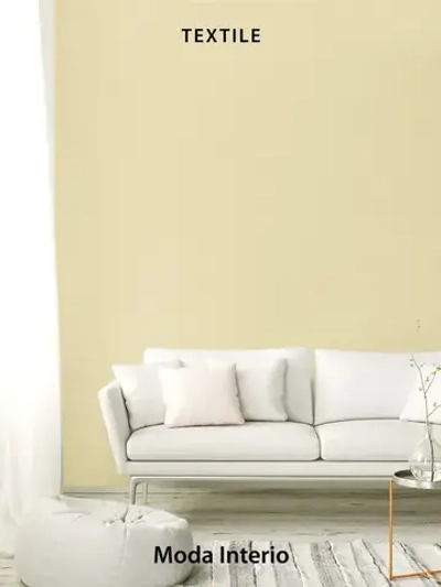 Обои флизелиновые 1.06, виниловые желтые однотонные Textile (Moda Interio) метровые под ткань на кухню