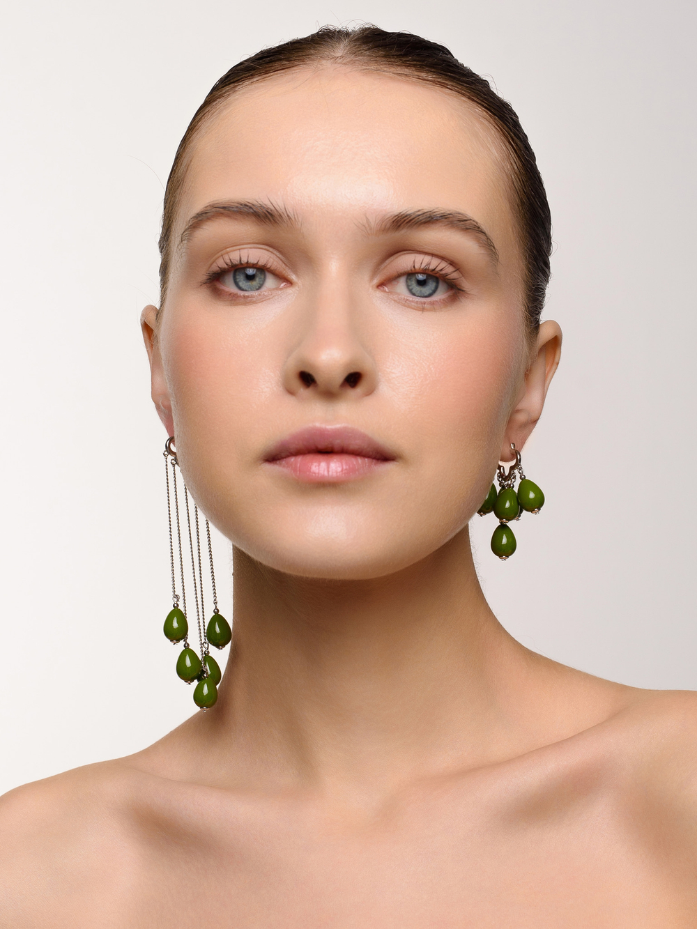 Серьги "Cloud" Green