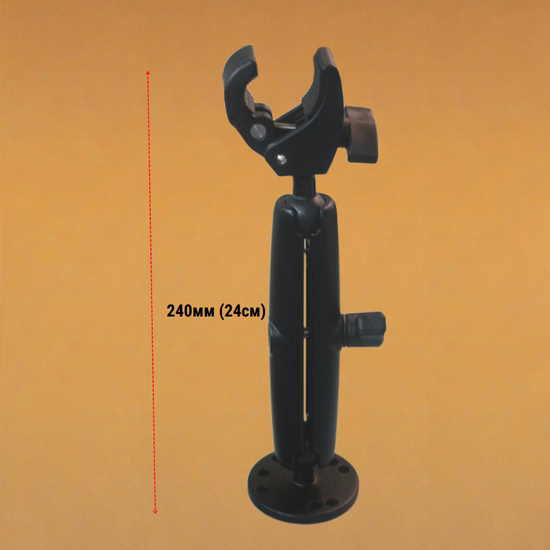 Держатель штанги электромотора RAM типоразмер B шар 1 дюйм алюминий