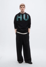 Худи Hugo NALFCREW - black