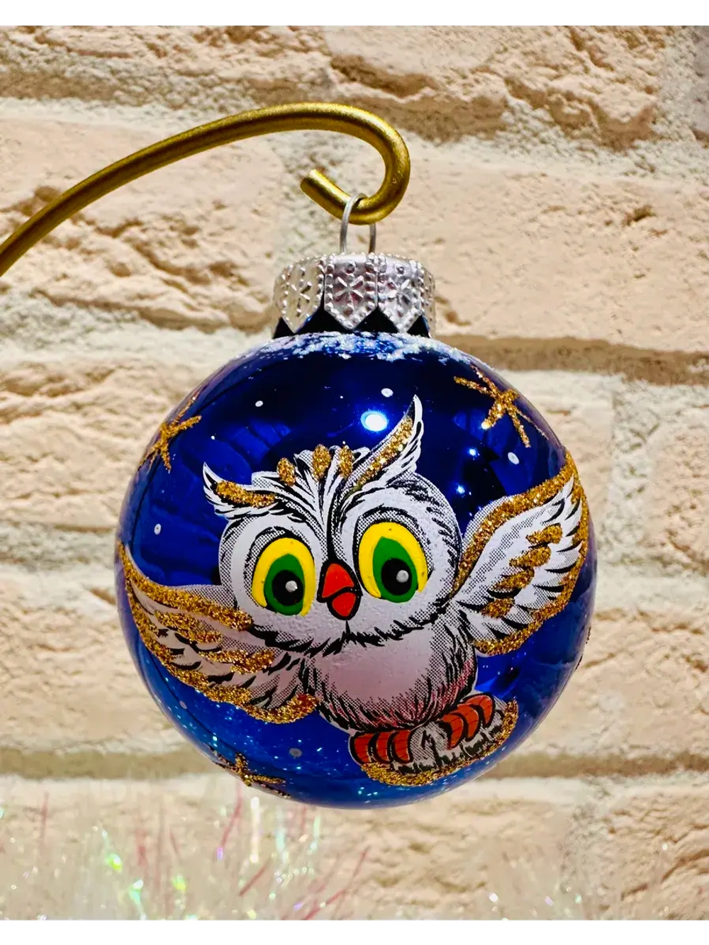 Елочный шар "Лесной " 6 см