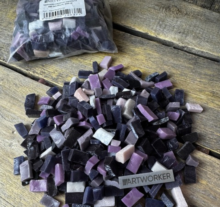 Цветная колотая смальта SM-Set-Plum, 600 гр