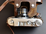 Фотоаппарат "ФЭД-2" с объективом "Индустар" в оригинальном кофре с коробкой , металл, стекло, кожа, Харьковский машиностроительный завод им. Дзержинского (ФЭД), СССР, 1961-1979 гг.