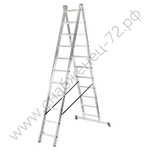 Лестница алюминиевая ВИХРЬ ЛА 2х11