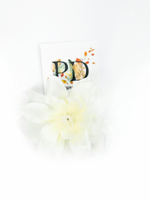 Брошь с заколкой Pankigno Design с цветком дельфиниума