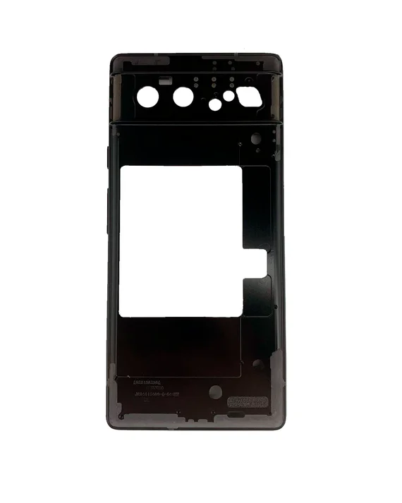 Средняя часть корпуса (рамка) для Google Pixel 6 черная (Stormy black)