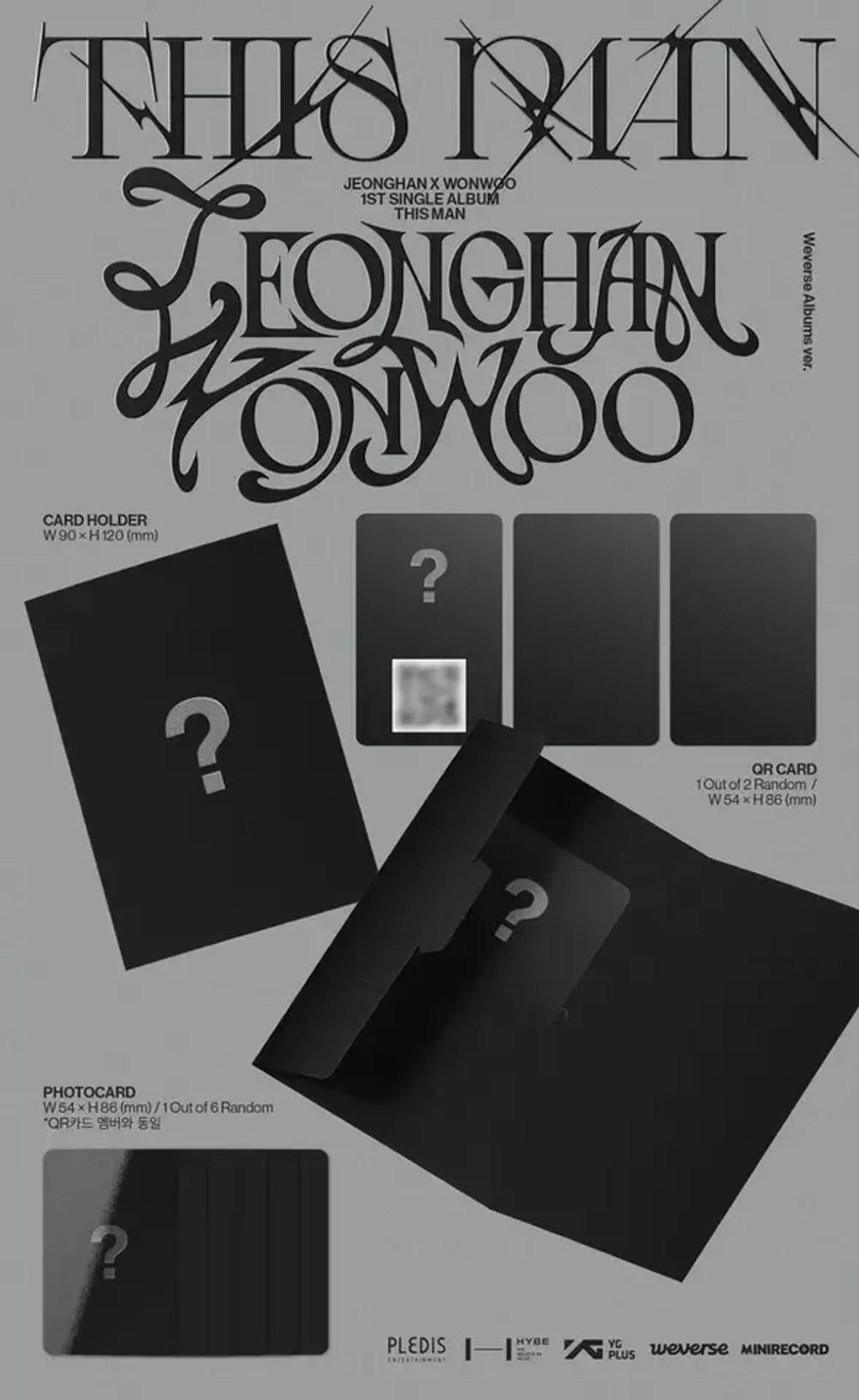 JEONGHAN X WONWOO SEVENTEEN - This Man [Weverse Albums ver.]