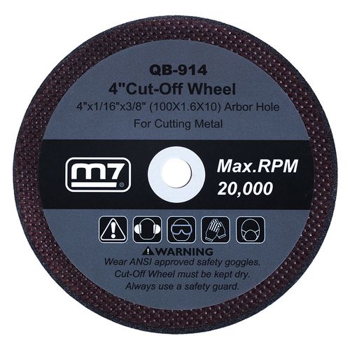 MIGHTY SEVEN (QB-914) Круг отрезной 100 мм для пневматической отрезной мини машины QC-234