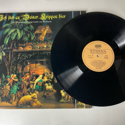 Винтажная виниловая пластинка LP Thomanerchor Leipzig, Hans Joachim Rotzsch, Ich Steh An Deiner Krippen Hier У яслей я Твоих, Христос (ГДР 1989)